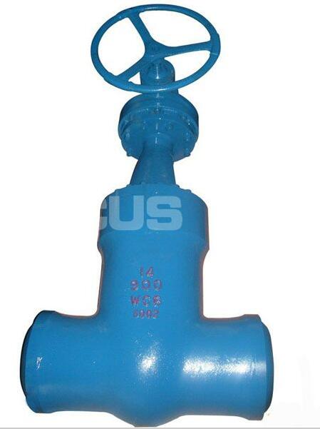 傘齒輪焊接雙閘板閘閥